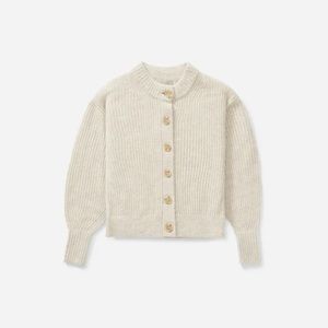 Everlane The Cropped Alpaca Cardigan